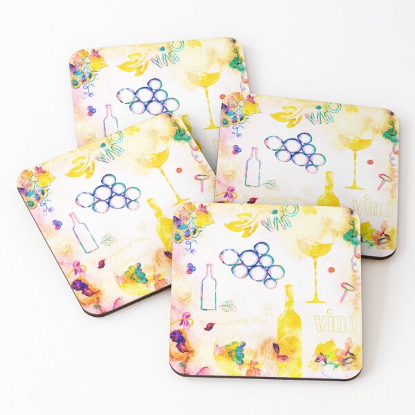 Item preview, Abstract Wine - Yellow designed and sold by serenaking.