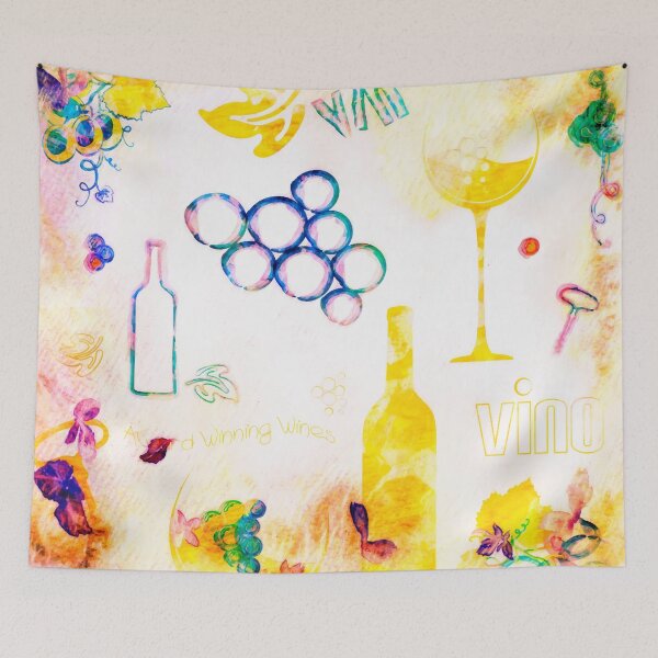 Item preview, Abstract Wine - Yellow designed and sold by serenaking.