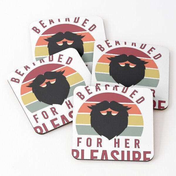 Item preview,  Bearded for Her Pleasure | Funny Beard, Men's Facial Hair Humor designed and sold by BrahimAz.