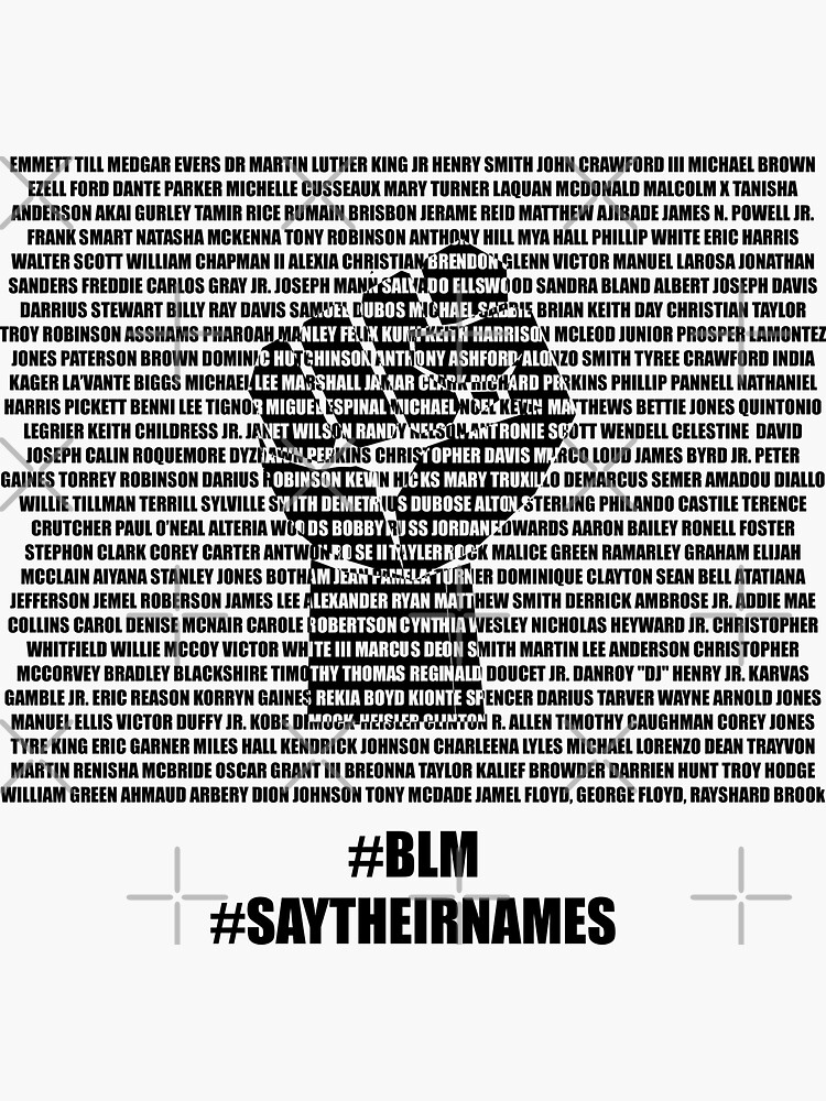 say-their-names-list-sticker-for-sale-by-pacarlos-redbubble