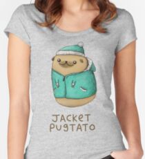 Jacket Pugtato Women's Fitted Scoop T-Shirt
