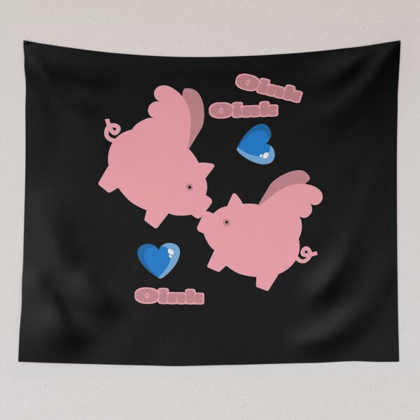 Item preview, Two pigs in love oink oink oink designed and sold by vibeno1.