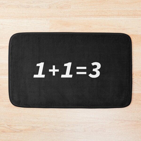 Item preview, One plus one equal three designed and sold by Souna's  Store.