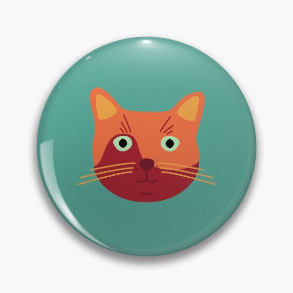 Item preview, A red cat with eyebrows like that designed and sold by tlemskaya.