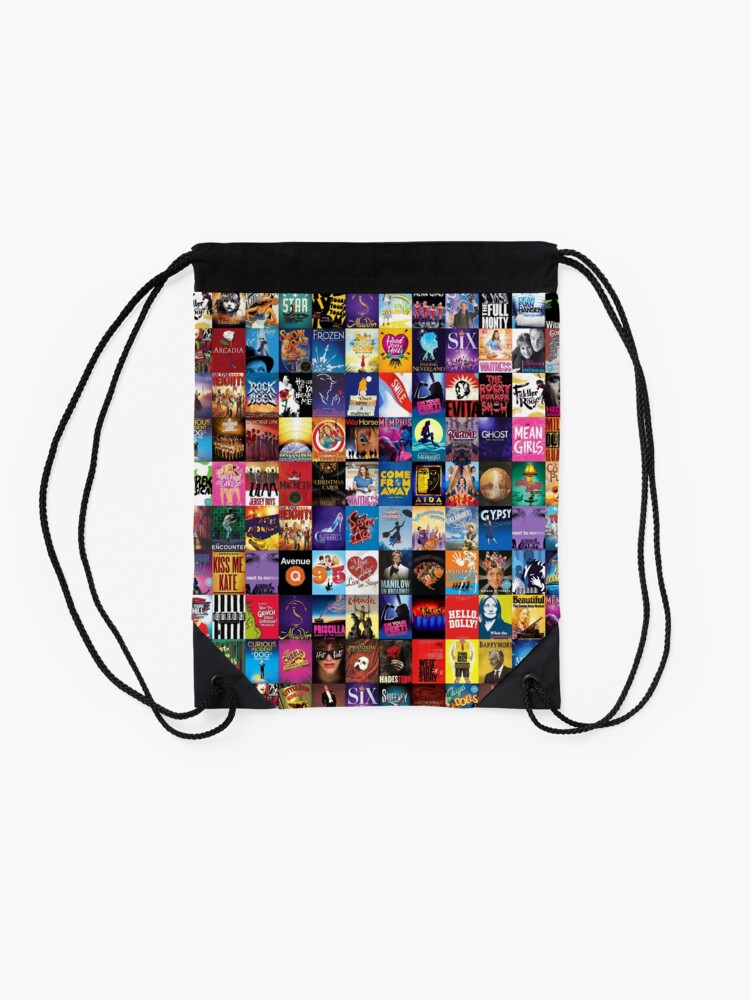 Alternate view of Broadway Theater Drawstring Bag