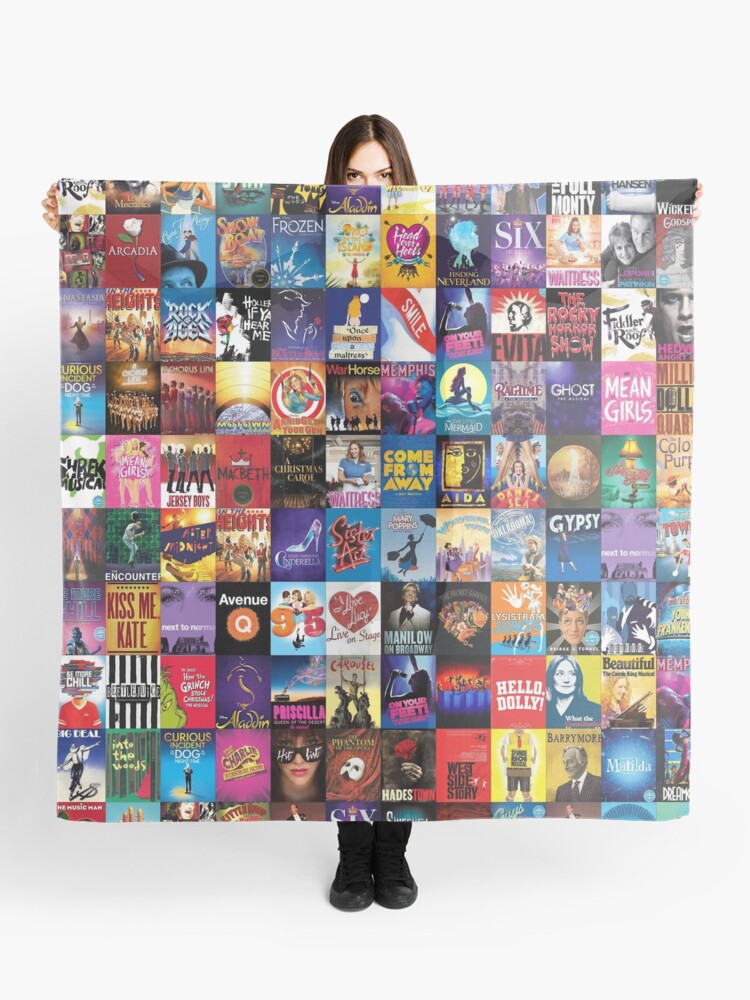 Thumbnail 1 of 3, Scarf, Broadway Theater designed and sold by Montage-Madness.