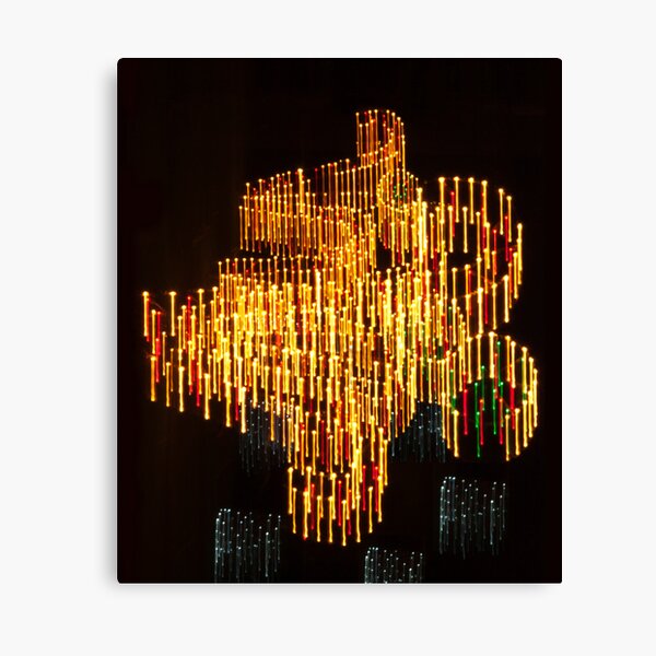 Christmas lights Canvas Print