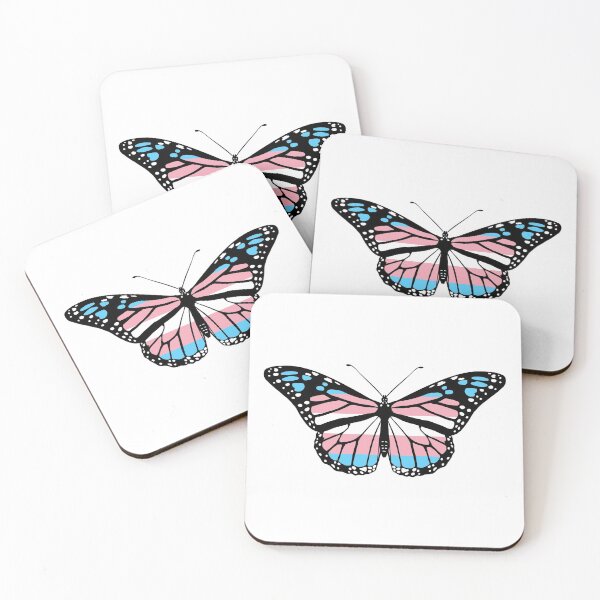 Item preview, Pride Butterfly - Trans designed and sold by Oceanplume.