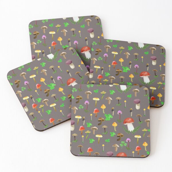 Item preview, Mushrooms! Light Purple Background designed and sold by Maysoulrose.