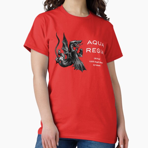 Item preview, Aqua Regia - The Best Drink Downtown - Red Background designed and sold by Richard Kadrey.
