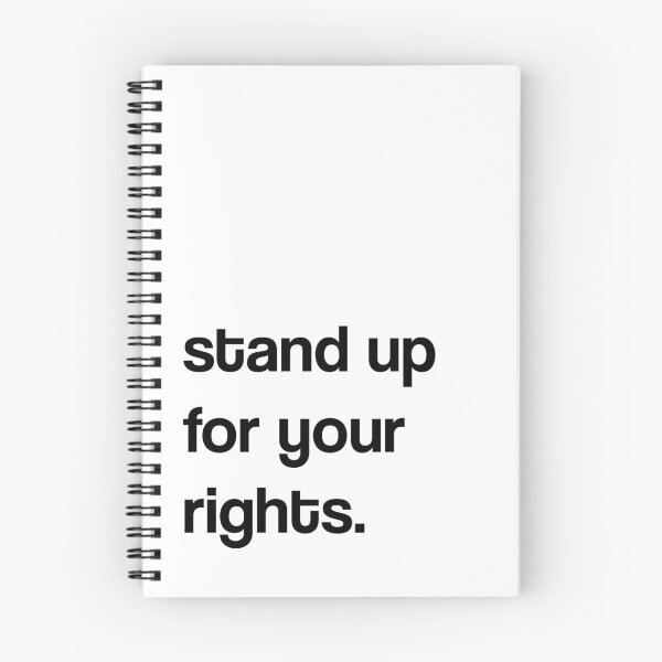 Item preview, stand up for your rights black bold designed and sold by lntuitiveDesign.