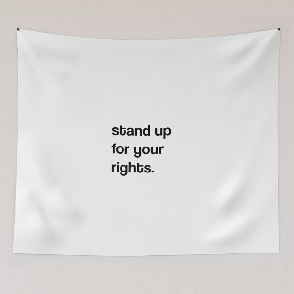 Item preview, stand up for your rights black bold designed and sold by lntuitiveDesign.