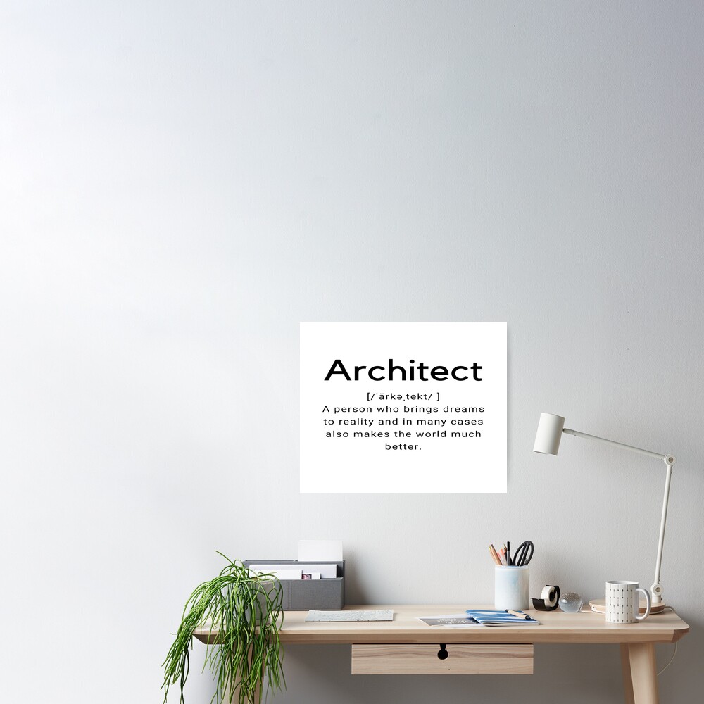 architect definition verb
