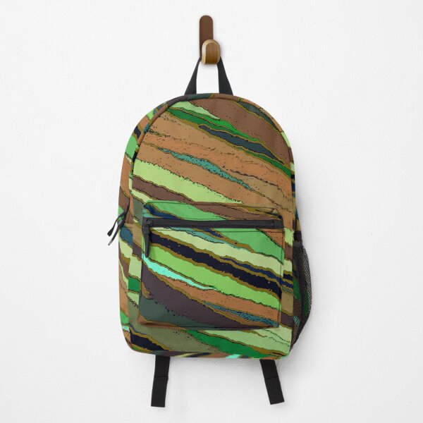 Item preview, Green stripes pattern designed and sold by designbywhacky.