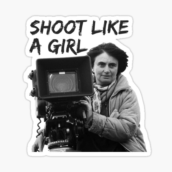 Agnes Varda Shoot Like A Girl Sticker