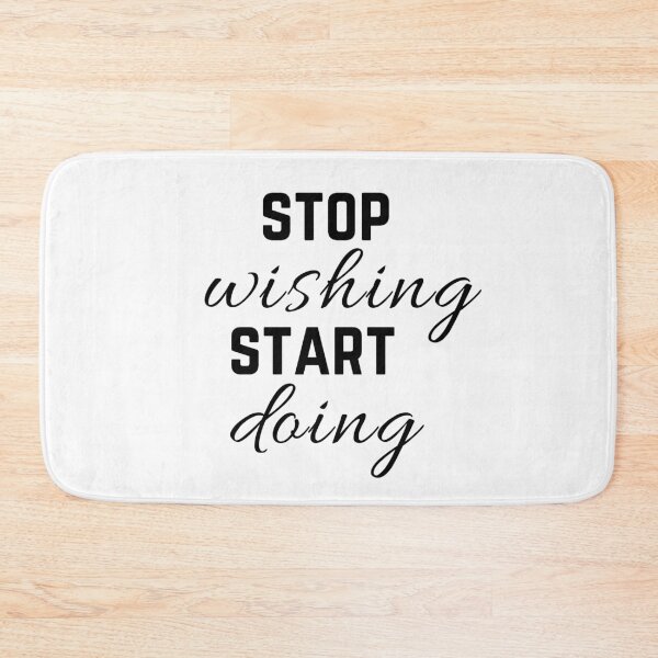 Item preview, stop wishing and start doing motivational quote designed and sold by Inspirationmotivation.