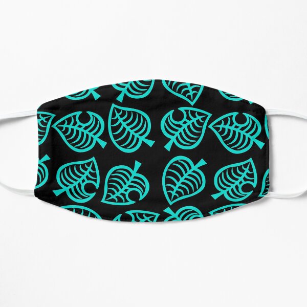 Animal Crossing New Horizons Leaf Pattern Masque sans plis