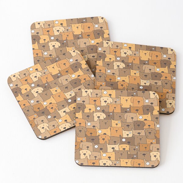 Item preview, Many Brown Dogs designed and sold by DWaffleDesigns.