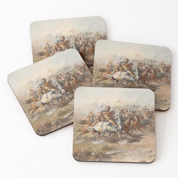 Item preview, The Custer Fight - Battle of Little Bighorn designed and sold by warishellstore.