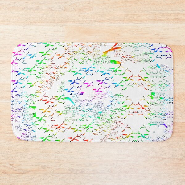 Item preview, Swans a flying pattern, multi colour  designed and sold by designbywhacky.