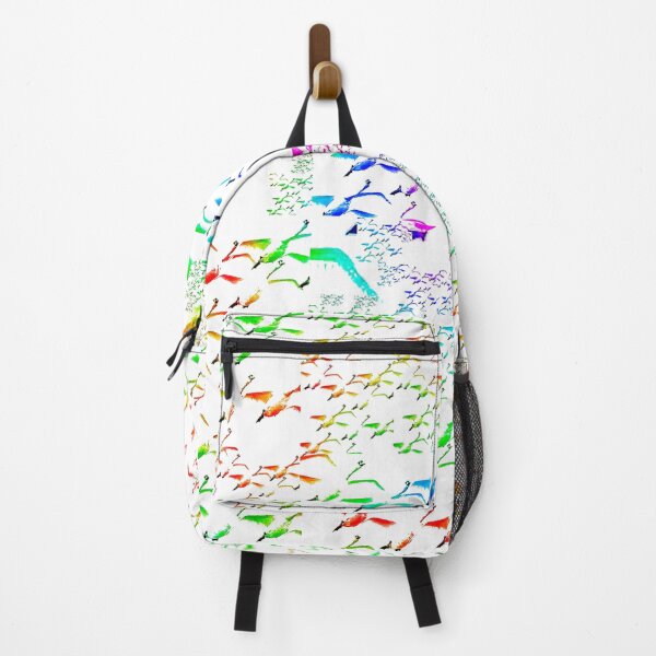 Item preview, Swans a flying pattern, multi colour designed and sold by designbywhacky.