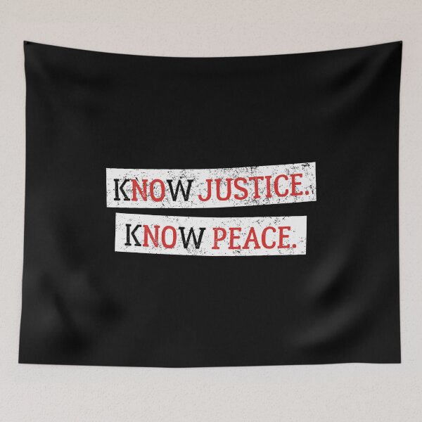 Item preview, No Justice No Peace; Know Justice Know Peace designed and sold by EstelleStar.