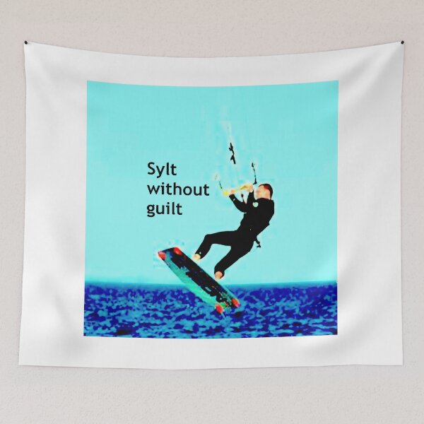 Item preview, Sylt without guilt pillow designed and sold by Ccbbtr.