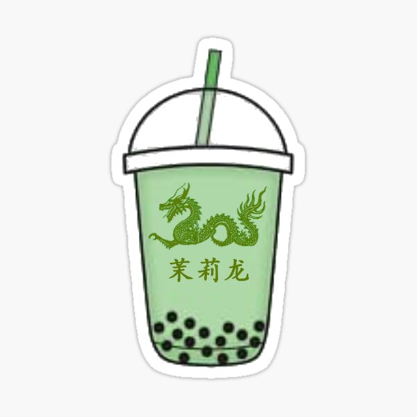 "The Jasmine Dragon Boba" Sticker for Sale by AARW99 Redbubble