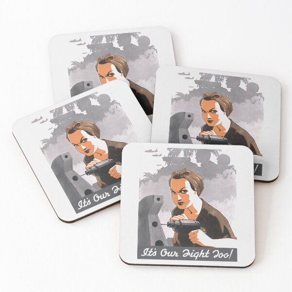 Item preview, It’s Our Fight Too -- Rosie The Riveter designed and sold by warishellstore.