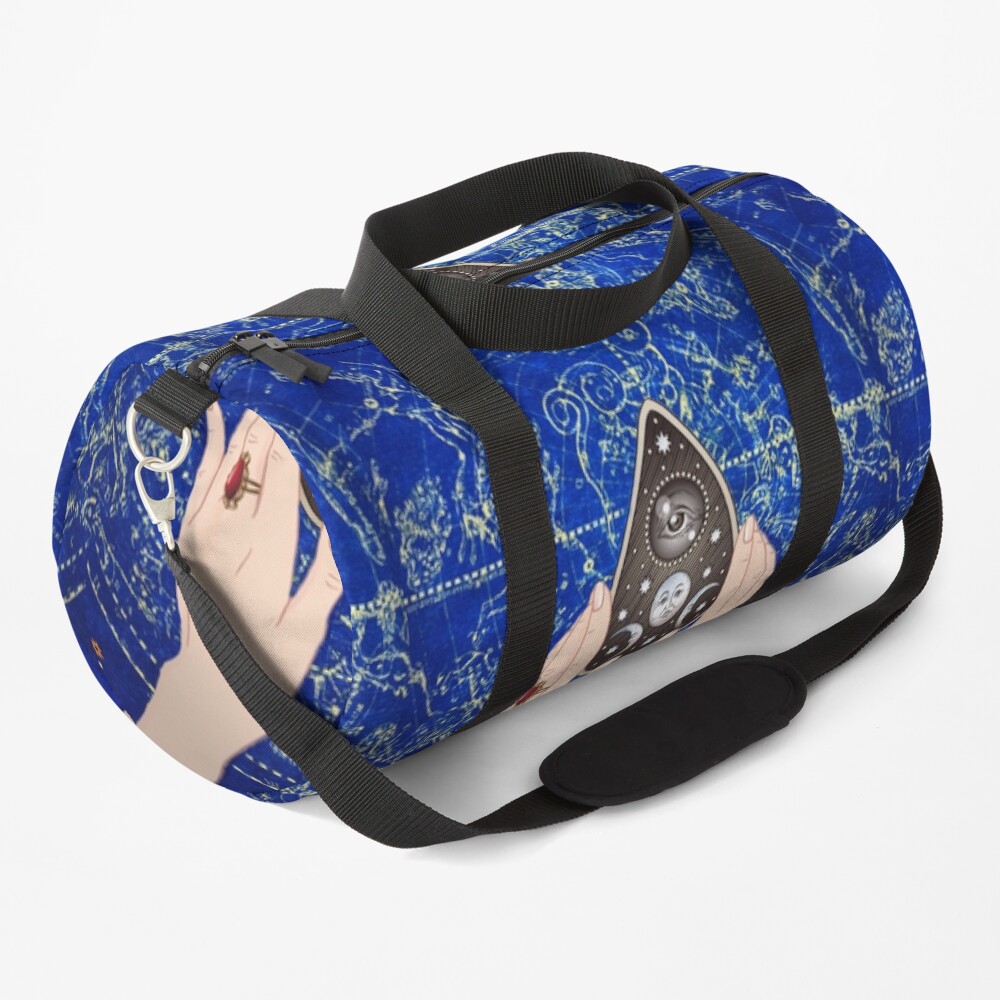 The Worlds at Her Fingertips Duffle Bag