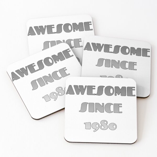 Item preview, AWESOME SINCE 1980 BIRTHDAY GIFT designed and sold by 1PRINTORA1.