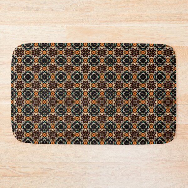 Item preview, Orange Green Psychedelic Pattern designed and sold by RiaBubble.