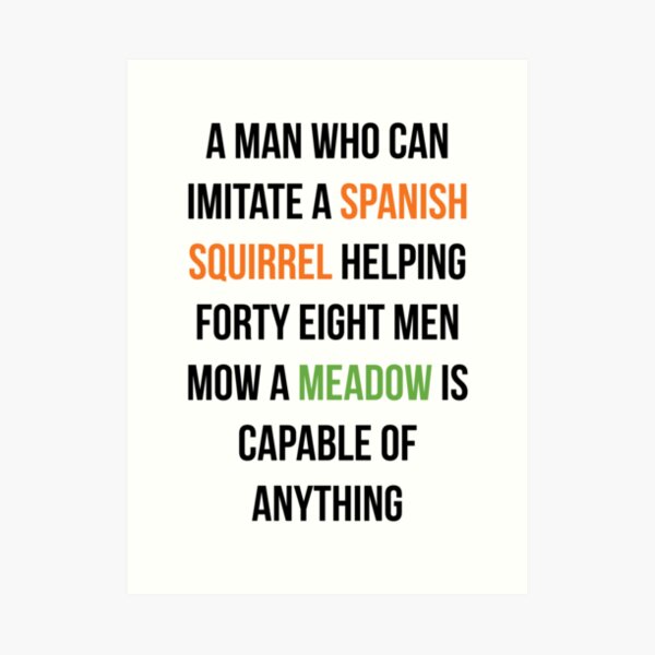 He Can't Possibly Fix It Art Print