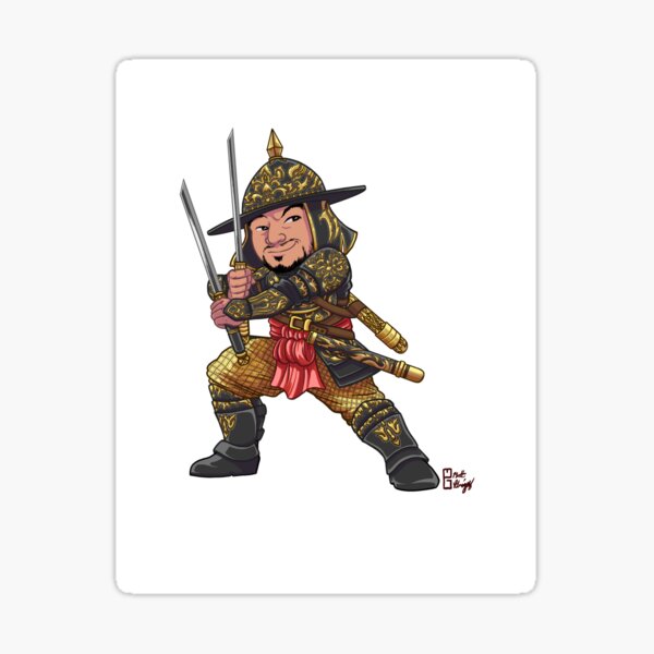 Thai Warrior Armour Sticker