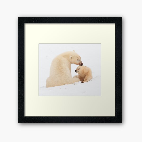 A mother's love Framed Art Print