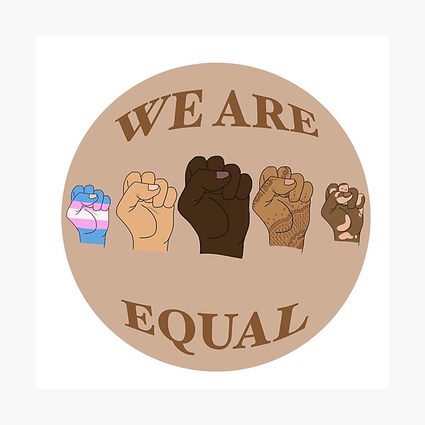 Item preview, Power fists with text- Beige  designed and sold by MaddyMaddy1.