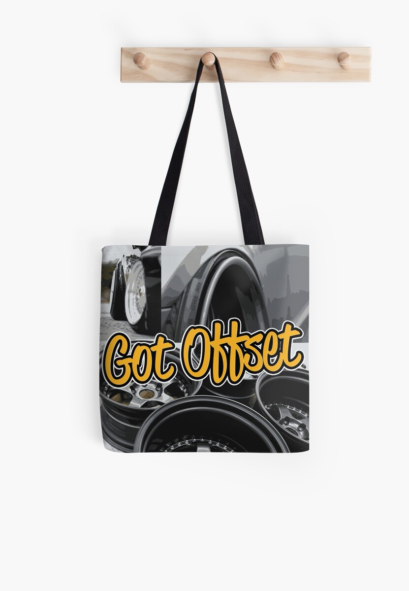 Got Offset Wheel Fitment 101 Tote Bag By Concuido Redbubble - jdm rims roblox