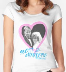 Scott & Charlene forever Women's Fitted Scoop T-Shirt