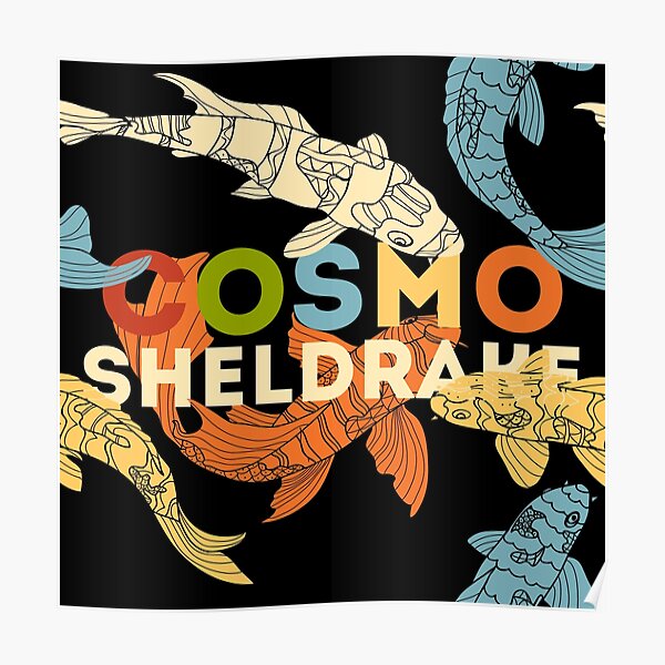 Cosmo Sheldrake with Koi Fish Poster
