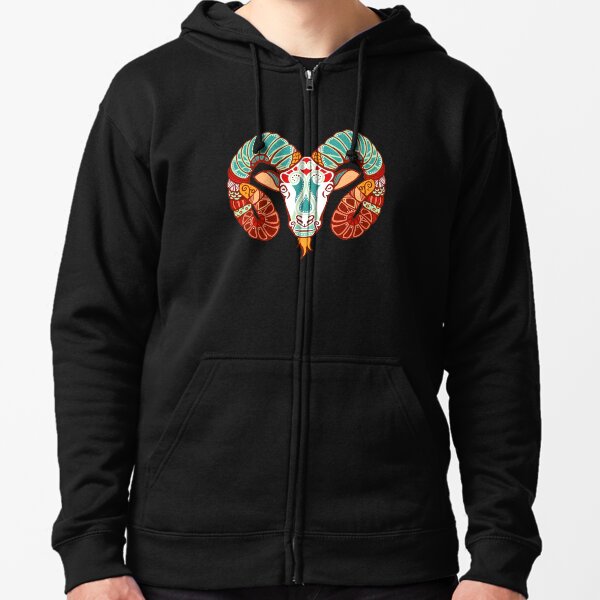Aries Zipped Hoodie