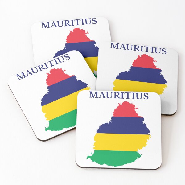 Item preview, Mauritius Map Flag designed and sold by marosharaf.