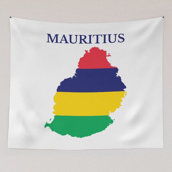 Item preview, Mauritius Map Flag designed and sold by marosharaf.