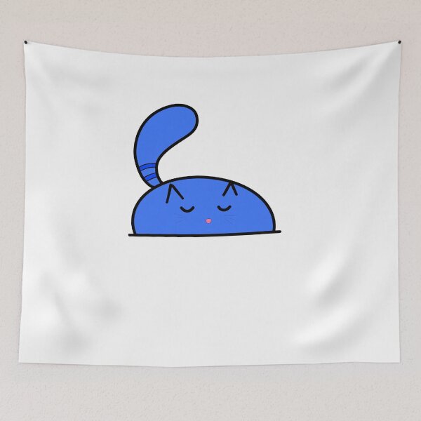 Item preview, Cute Blue Cat designed and sold by LinhlyHarwell13.