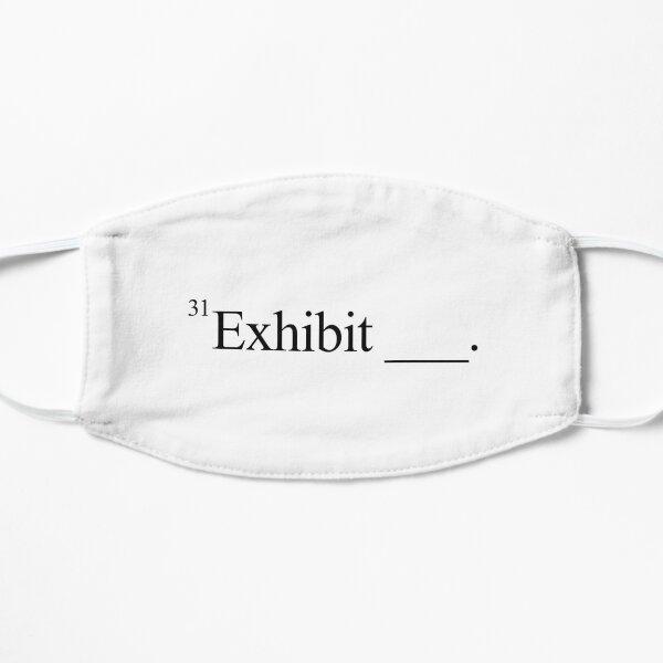 Exhibit Blank Flat Mask
