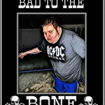 Artwork thumbnail, Joshua Allen “Bad To The Bone” Merchandise  by Tennessee Backyard Wrestling