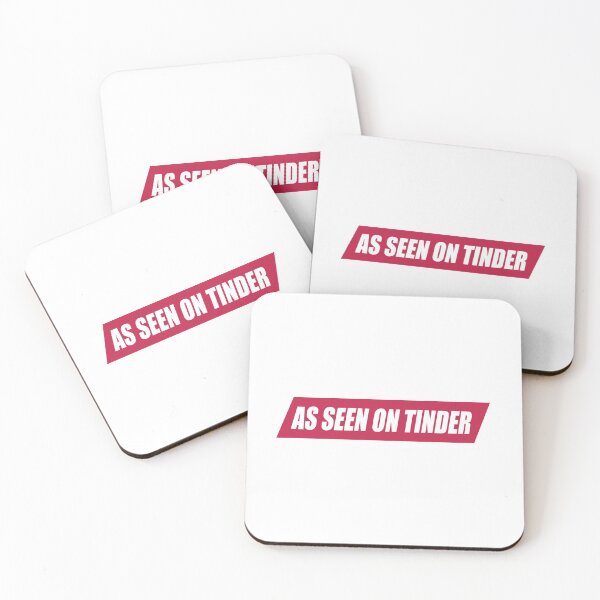 Item preview, As seen on Tinder | Funny dating app motif designed and sold by L Sq.
