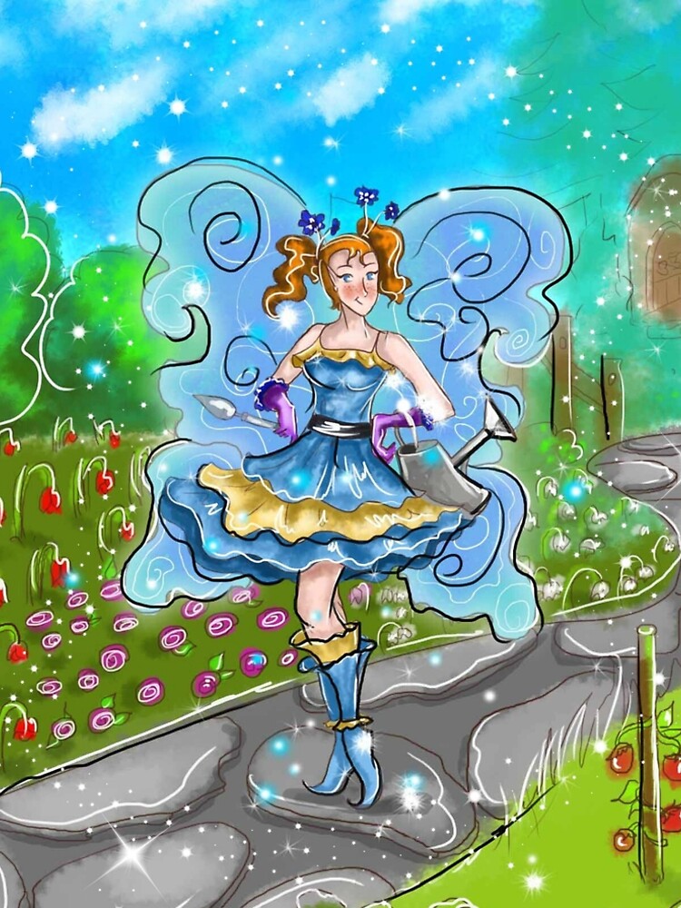Thumbnail 4 of 4, A-Line Dress, Stella The Starter Kit Fairy™ designed and sold by TeelieTurner.