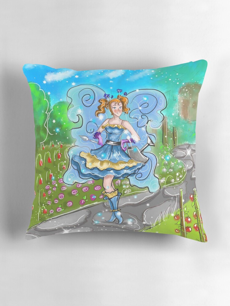 Thumbnail 3 of 4, Pillow, Stella The Starter Kit Fairy™ designed and sold by TeelieTurner.