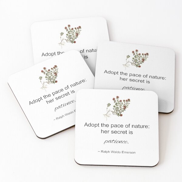 Item preview, The Pace of Nature is Patience designed and sold by LexieRobinson.
