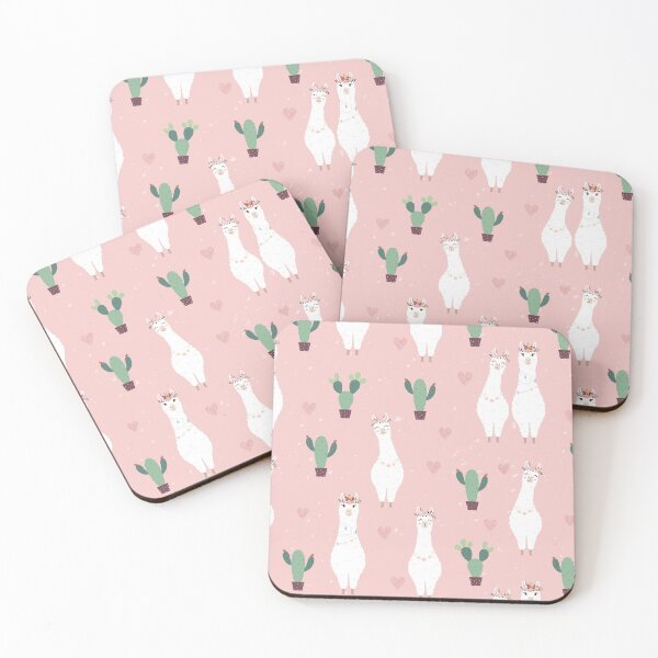 Item preview, llama glama cactus background designed and sold by TheSimpleMan.